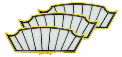 Immagine prodotto di Kit 3x filtri gialli robot aspirapolvere Roomba 500 510 520 530 540 550 560 590