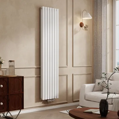Produktbild von Duschparadies Design Heizkörper Röhrenheizkörper 41,3x180cm 1901W Weiß Doppellagig Paneelheizkörper