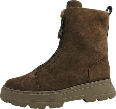 Produktbild von Paul Green  Damenschuhe Stiefel  Reißverschluss Braun Freizeit, Schuhgröße:EUR 39 | UK 6