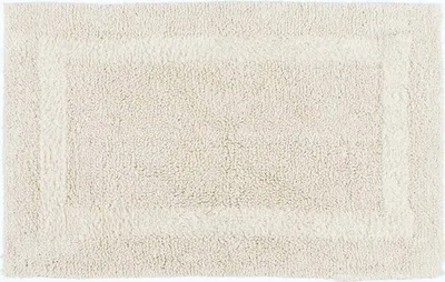 Produktbild von HOMESCAPES Badematte creme 50x80 cm aus 100% Baumwolle