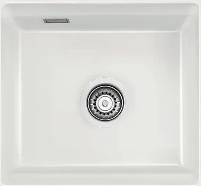 Produktbild von Unterbauspüle KeraDomo KARA 42 U/g in GRÖNLAND mit Excenterbetätigung / ab Schrankbreite 50 cm / Einbauspüle