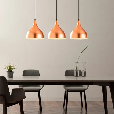 Image de Opviq, Sağlam - 3781, Lustre, cuivre, métal, 97 x 16 x 126 cm
