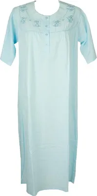 Immagine prodotto di Camicia da notte donna manica corta cotone collo serafino RAGNO articolo N76196, Taglia 44, Cotone 100%