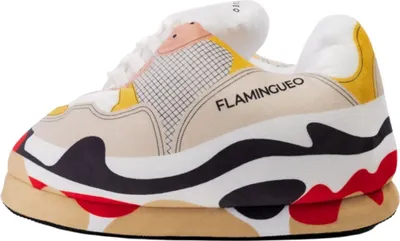 Produktbild von Flamingueo Sneaker Hausschuhe Pantoffeln Uni Eine Größe