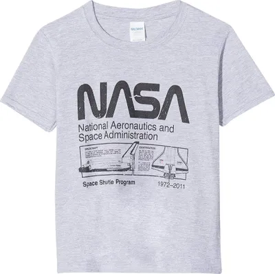 Immagine prodotto di NASA - Maglietta "Space Shuttle" da uomo BI1090 (3XL) (Grigio)