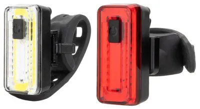 Obrázek produktu pro Světla Force Bine USB sada přední 40 lm a zadní 10 lm integrovaná baterie Li-Pol 350 mAh 45446