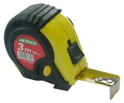 Produktbild von Metrica 38654 Maßband mit Gehäuse und 3 Taste 3 M