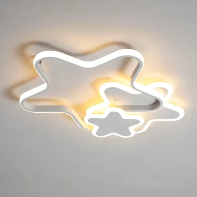 Image de Lampe de plafond LED dimmable avec design étoilé pour enfants