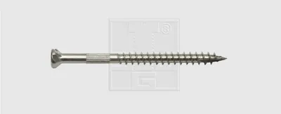 Produktbild von Zaunbauschraube Teilgewinde A2 mit Bit 5,0 X 70 TX 25 100-Stück