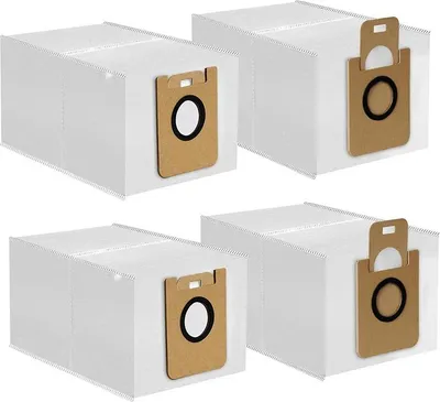 Image de INF Sacs d'aspirateur pour Dreame D10 Plus RLS3D, Non-tissé, Lot de 4