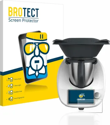 Produktbild von BROTECT Schutzglas für Vorwerk Thermomix TM6 Schutzfolie Panzer Folie Glas Display Schutz klar