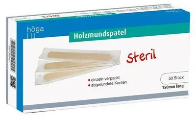 Produktbild von Holzmundspatel 150mm steril Höga 50 St
