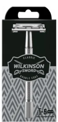 Produktbild von Wilkinson Sword Classic Rasierer mit zwei Klingen + 5 Ersatzklingen