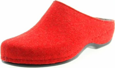 Produktbild von Berkemann Filz Pantoffel Florina 01025-235 rot, Größe 38 - 40, Wechselfußbett, Weite H