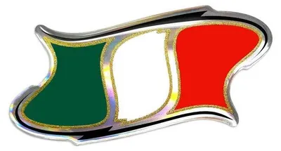 Imagen del producto de Calcomanía tridimensional, diseño italiano