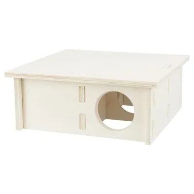 Image de TRIXIE Maison pour rongeurs avec 4 compartiments 25x10x25 cm Bois