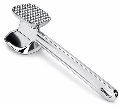 Produktbild von Fleischklopfer - 23 x 5,6 cm - Doppelseitiger Fleischhammer - Edelstahl - Fleischklopfer für Schnitzel, Steak und Grillfleisch