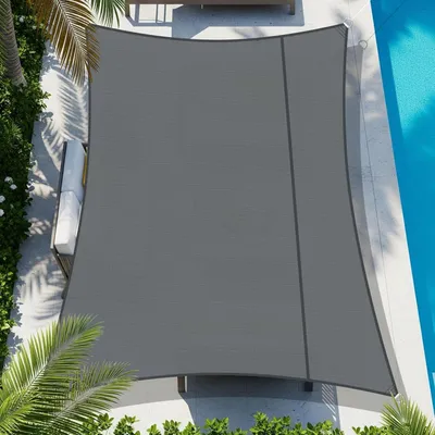 Produktbild von Sonnensegel 2x3 m, Rechteck, wasserdicht, UV-Schutz, für Garten