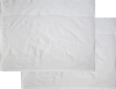 Produktbild von 2er Pg. Kopfkissenbezug 60x80 cm kochfest, Hotelverschluß, weiß, Linon, 95 Grad Wäsche, Kissenhülle, 100% Baumwolle