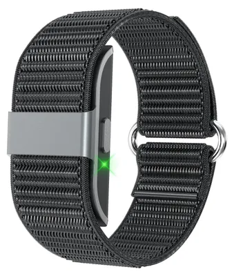 Zdjęcie produktu dla Inteligentny zegarek damski/męski sportowy bez wyświetlacza, monitorujący aktywność, budzik, wibracje, sen, opaska zdrowotna, inteligentna bransoletka, czarny