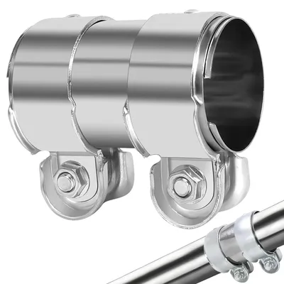 Imagen del producto de Abrazadera de escape de acero inoxidable, 35 x 125 mm