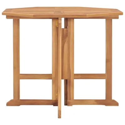 Immagine prodotto di vidaXL Tavolo da pranzo pieghevole da giardino 90x90x75 cm in legno massiccio di teak