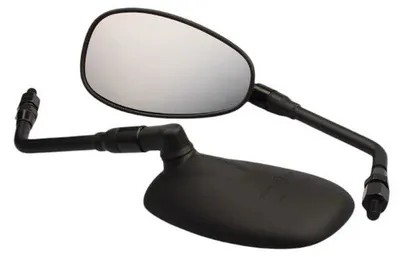 Imagen del producto de Espejo retrovisor izquierdo para Yamaha XSR 700, color negro, modelos 2015-2016, marca EMGO, referencia 2025/02, con homologación