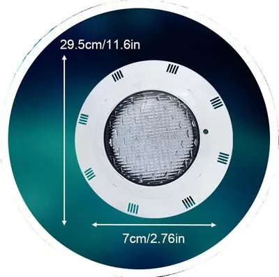 Image de Lumière de piscine LED, étanche IP68, haute luminosité, choix de couleurs RGB, installation facile, matériau ABS durable