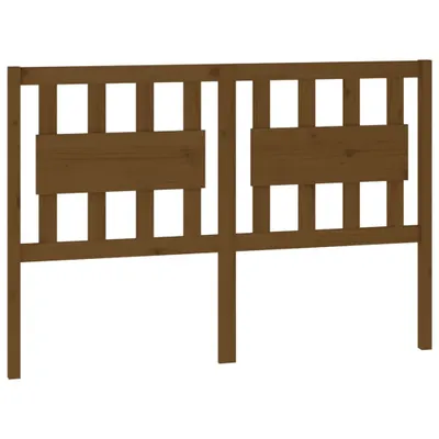 Image de vidaXL Tête de lit marron miel 145,5x4x100 cm Pin massif