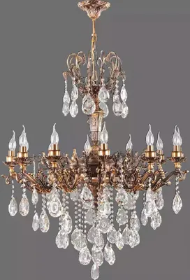 Obrázok produktu pre Stropný luster luxusný zlatý luster stropná lampa luster krištáľová lampa