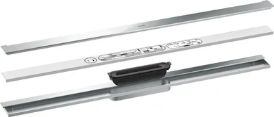 Produktbild von hansgrohe Duschrinne Drain 900mm, Fertigset, zur Wandmontage, chrom