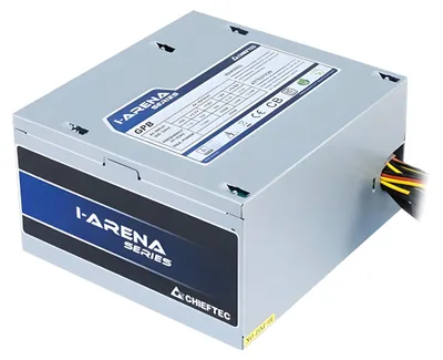 Produktbild von Chieftec GPB-500S, 500 W, 200 - 240 V, 47 - 63 Hz, 4 A, Aktiv, 110 W