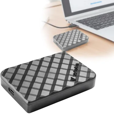 Produktbild von Verbatim Store 'n' Go Mini Diamond, 1 TB, USB Typ-C, 3.2 Gen 2 (3.1 Gen 2), 1000 MB/s, Schwarz