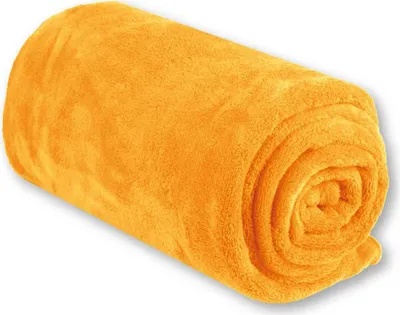 Obrázek produktu pro Dětská plyšová deka, barva: oranžová, rozměry: 60x80 cm