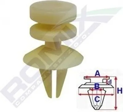 Immagine prodotto di ROMIX ROM clip per tappezzeria C60721