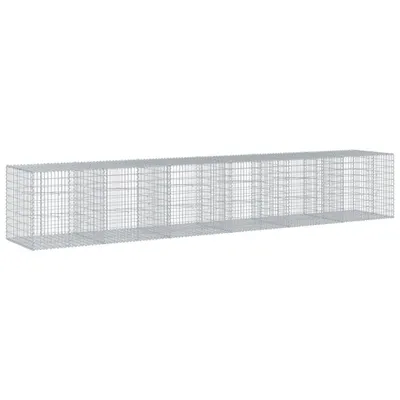 Produktbild von vidaXL Gabione mit Deckel 600x100x100 cm Verzinktes Eisen
