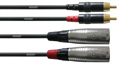 Immagine prodotto di Cavo audio da connettore XLR doppio a RCA, lunghezza 1,5 metri