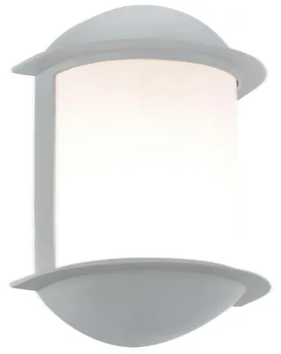 Produktbild von LED Wandleuchte, Aluguss, silber, weiß, H 22 cm