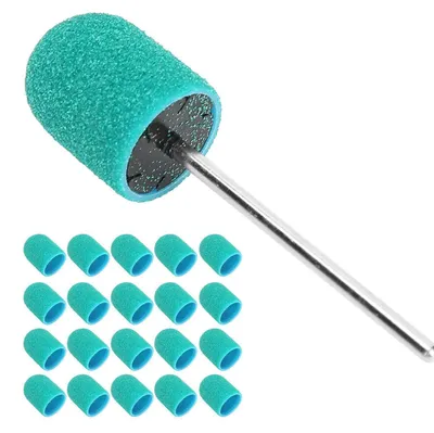 Produktbild von Nagelschleifband Set 10 x 15 mm Grün Zubehör für Elektrofeile