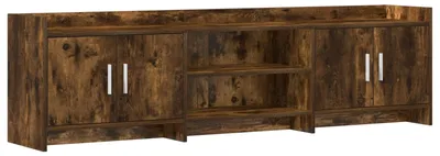 Obrázek produktu pro vidaXL Skříňka pod televizi 168 x 33 x 47 cm, kouřový dub, dřevotřísková deska