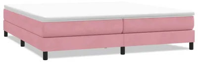 Obrázok produktu pre vidaXL Box spring posteľ bez matraca ružová 200x210 cm zamat