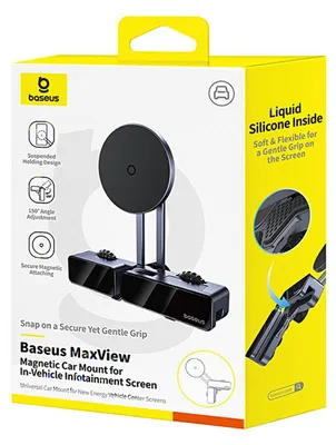 Immagine prodotto di Baseus Maxview Supporto magnetico per schermo da auto (grigio)