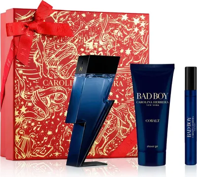 Image de Carolina Herrera Bad Boy Étui électrique, bleu cobalt, 100 ml, cadeau inclus