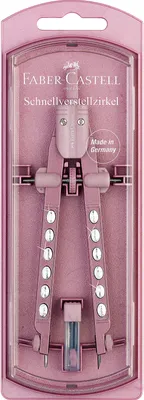 Produktbild von FABER-CASTELL Schnellverstellzirkel Factory Sparkle