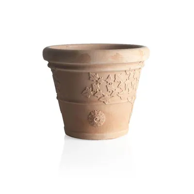Image de Pot de fleurs - Vite - D 50 cm - Marron
