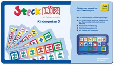 Produktbild von SteckLÜK. Kindergarten 5: Alter 3 - 4 (blau)