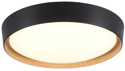 Zdjęcie produktu dla Plafon LED okrągły EMILIA czarno-biały 29W Ciepła biel 1400lm metal wym:10x40x40cm IP20 Paul Neuhaus