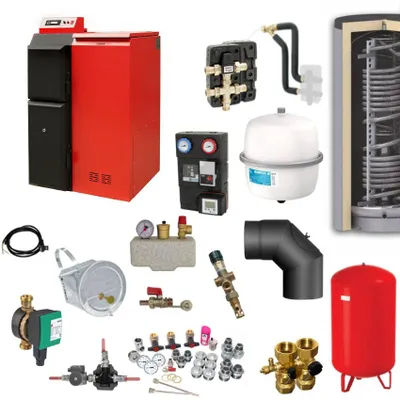 Produktbild von ThermoFlux Pelletkessel | Pelling 25 ECO | 25 kW | 230kg | Komplettset 5