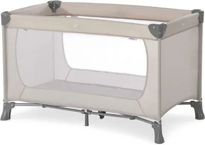 Produktbild von Famanu Campingbett 120 x 60 cm - Zusammenklappbar und kippsicher für Babys ab der Geburt