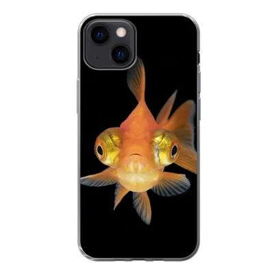 Produktbild von MuchoWow® Handyhülle Schutzhülle Hülle für iPhone 13 mini Goldfisch - Meerestiere - Augen Silikon Softcase Handy Hülle - Softcase
